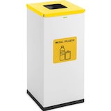 thumbnail of ulsonix Cubo de basura - 60 L - blanco - etiqueta para residuos reciclables