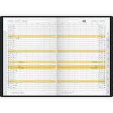 thumbnail of Taschenkalender uni-planer 10,4x15,3cm 1 Monat/2 Seiten Kunststoff bordeaux 2026.