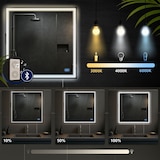 thumbnail of Espejo de Baño Jaffrey con Bluetooth 80x80 cm