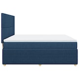 thumbnail of vidaXL Boxspringbett mit Matratze Blau 180x200 cm Stoff