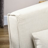 thumbnail of HOMCOM Poltrona Letto 2 in 1 con Schienale Regolabile Legno e Beige