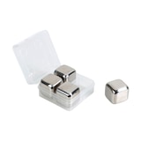 thumbnail of WellHome - Cubitos de Hielo de Acero Inoxidable - Set 4 Piezas en Caja con Clip Ø2,7cm