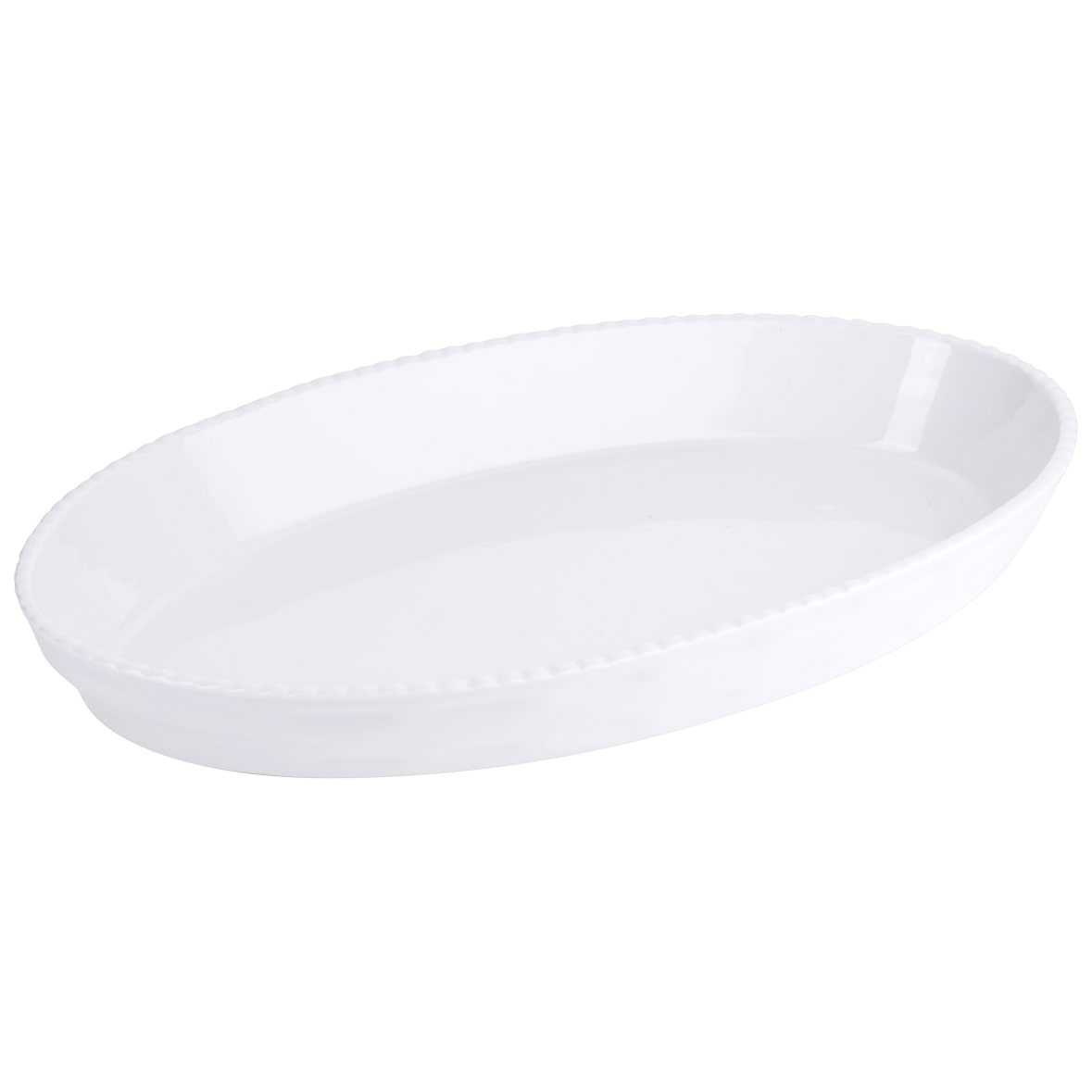 Contacto Backform Porzellan 38 x 24 cm, weiß