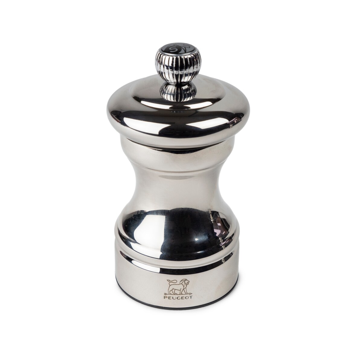 PEUGEOT Salzmühle BISTRO CHEF 10cm Acryl Chrom Glänzend Zirkonia-Mahlwerk