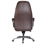 thumbnail of FineBuy Design Bürostuhl Echtleder braun Schreibtischstuhl bis 120 kg XXL Chefsessel höhenverstellbar