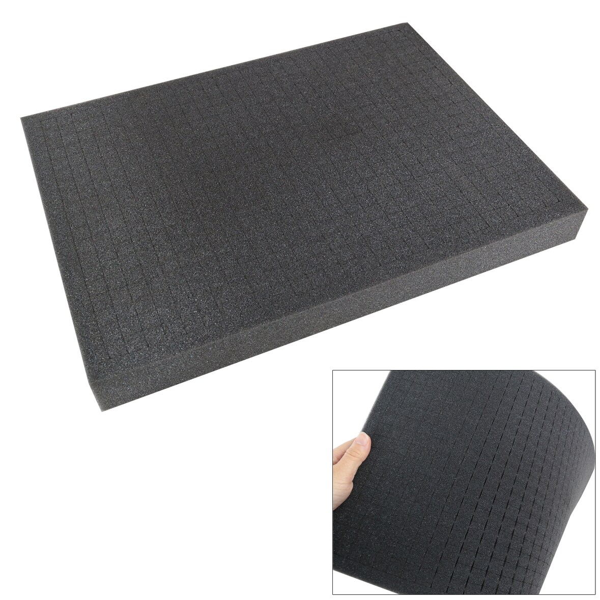 HMF 1458-40 Rasterschaumstoff, Würfelschaum, 345 x 275 mm, Koffereinlage, Tabletop, Höhe: 40 mm