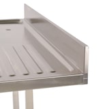 thumbnail of Cleiton® Lava-Loiças de 1 Cuba para Máquina de Lavar Louça com Escorredor à Direita em Aço Inoxidável 1400x700x900 mm Desmontável | Pia Industrial