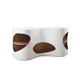 thumbnail of SalesFever Dressoir | MDF hout | B 150 x D 40 x H 75 cm | wit hoogglans - walnoot mat