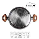 thumbnail of STONELINE® Back to Nature Kochgeschirr-Set, 14-teilig, mit Deckeln, Töpfe & Pfannen Induktion geeignet