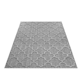 thumbnail of Teppich Balkon Skandinavisch Pflegeleicht Waschbar Strapazierfähig Terrasse Küche Grau 140x200 cm OEKO-TEX – CORTINA von Kadima Design