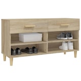 thumbnail of vidaXL Schuhschrank Sonoma-Eiche 102x35x55 cm Holzwerkstoff