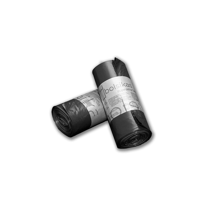 Saco de lixo industrial preto 85x105 "suprema 140" BD com tecnologia de três camadas e anti-gotejamento para baldes de 100 litros