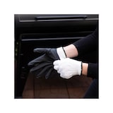 thumbnail of Lot 50 Gants en Nitrile Jetable + 1 Paire Gants Anti chaleur Protection Coton Réutilisable BBQ PIT BOSS