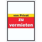 thumbnail of zu vermieten Aufkleber mit Text Werbeaufkleber hochkant A1 (594x841mm)