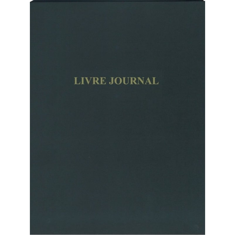 Reliure Livre-Journal + recharge 100 feuillets foliotés A4