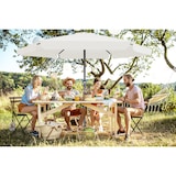 thumbnail of Kingsleeve Sonnenschirm 330 cm mit Kurbel Schutzhülle UV Schutz 80+ wasserabweisend beige