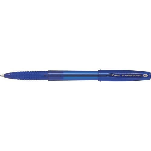 PILOT Stylo bille SUPER GRIP G pointe moyenne encore Bleue
