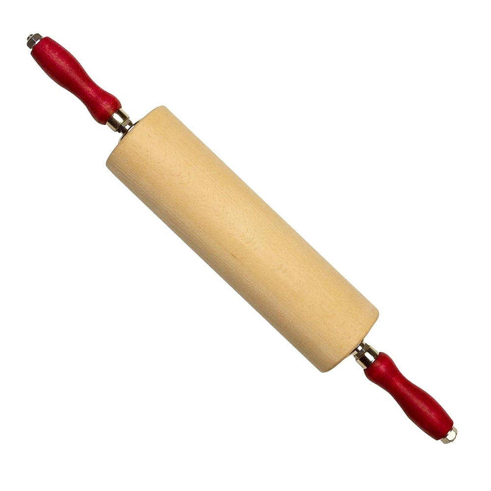 NXT Board Profi-Rollholz 35cm, Buchenholzwalze, Eisenachse mit Kugellager