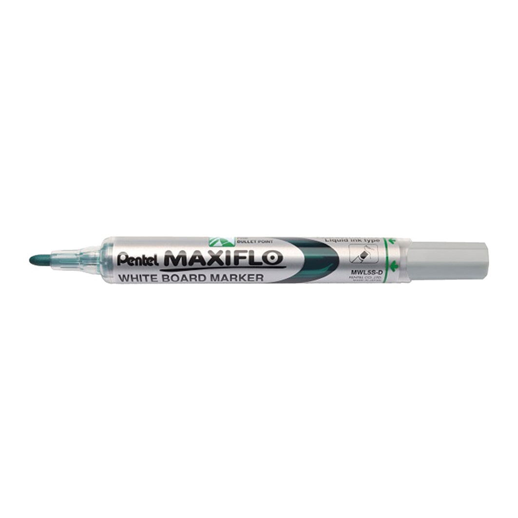 Marqueur pour tableaux blancs MAXIFLO, effaçable à sec, pointe conique 4 mm, encre verte