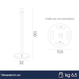 thumbnail of Danieli Store - Postes Separadores Cromo con Cuerda de 2mt Color Negro