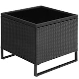 thumbnail of tectake Conjunto de ratán Ostuni  negro - 404300