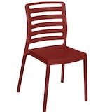 thumbnail of Silla resina apilable terraza MRAIFOSPL Granate