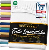 thumbnail of Frottee Marke Spannbettlaken 180  - 200 x 200 cm Weiss