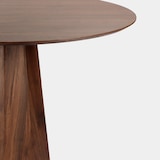 thumbnail of KLAST Mesa de comedor redonda Ø120 en madera color nogal Olivier