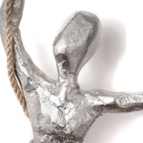 thumbnail of Moritz Skulptur Aluminium Figur Kletterer | 30 x 14 x 5 cm | Bergsteiger | Klettern Deko | Fensterdeko | Fenster Figur | Wandschmuck | Abseilen