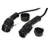 thumbnail of ROLINE E-Auto Ladekabel Typ2, 1-phasig, 250VAC (1P+N+E), 32 A, 7,4 kW, 3 m