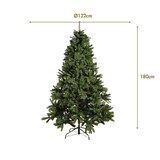 thumbnail of Arbol de Navidad Artificial NATURING MONDE PRIME 180 cm. Mixto PE/PVC. 1057 ramas con soporte.
