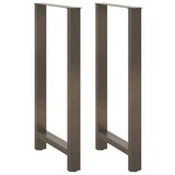 thumbnail of Helloshop26 - Set aus 2 robusten pulverbeschichteten Stahl-Tischbeinen (60 x 110 cm) mit verstellbaren Nivellierfüßen modernes 02_0057599