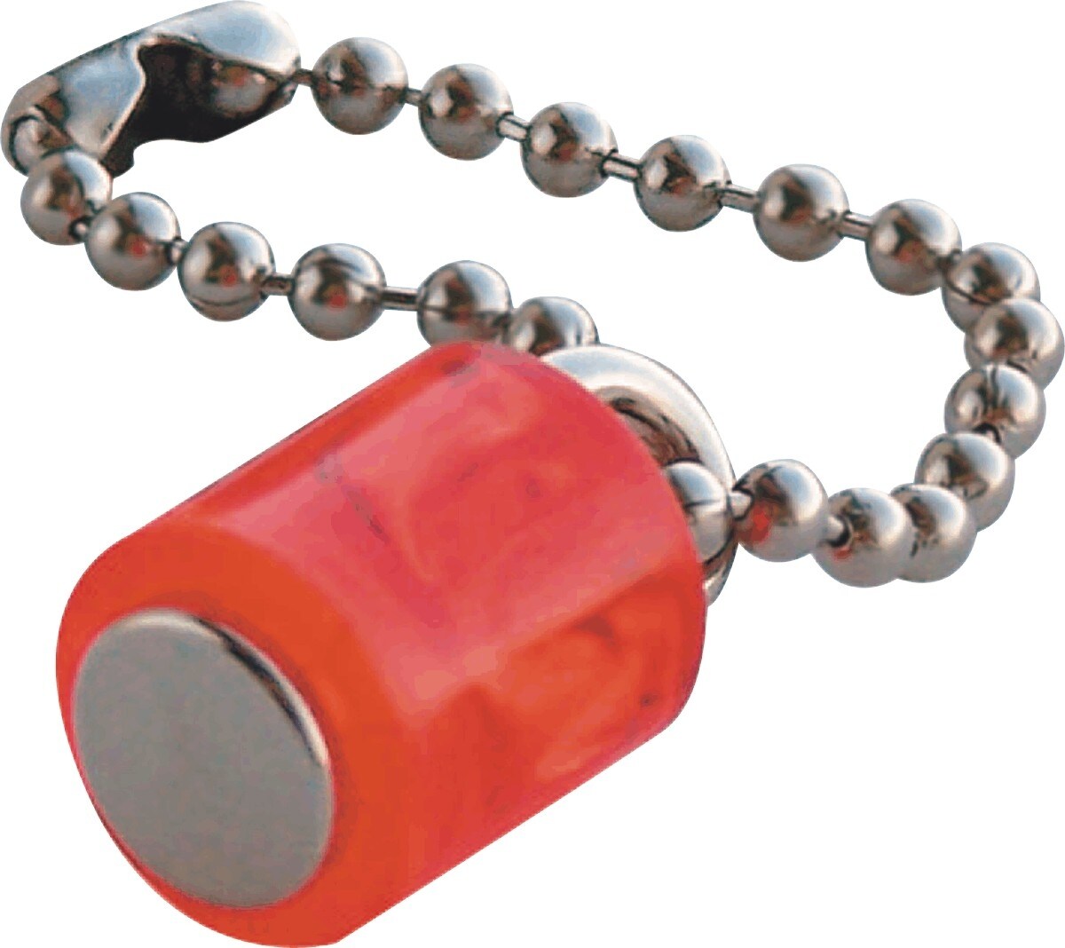 Laurel Magnet Zylinder mit Kette 14x9mm bis 1900g VE=10x3 Stück kristallrot