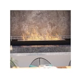 thumbnail of FIREBOX 120 – Freistehender Biokamin Schwarzer Bioethanol-Einsatz – mit Glas