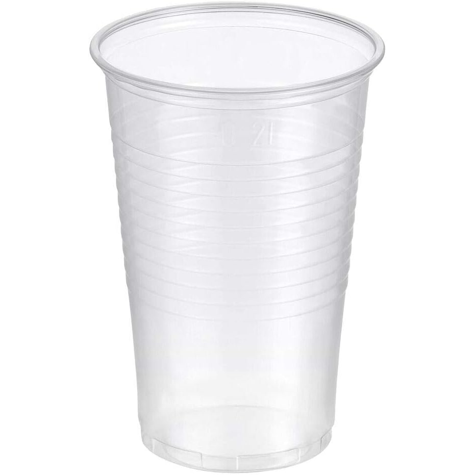 kidsnado 200 Stk. Trinkbecher transparent klar 0,2 l, 200 ml, PP, Ø 70 mm