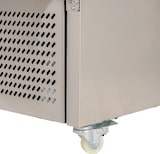 thumbnail of Romux® Saladette und Pizzatisch 2 Türen 90x70 cm für 5 GN 1/6 Behälter mit Marmorplatte und Stahlhaube | Kühltisch von Pizzen und Salaten