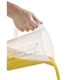 thumbnail of METRO Professional Caraffa graduata, in polipropilene, capacità 3 L, con manico antiscivolo, adatta per lavastoviglie, trasparente, 1 unità