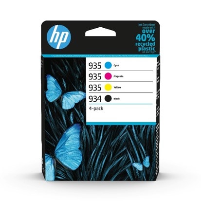 HP 934 + 935 Pack de 4 Cartouches d'encre ORIGINALE - 6ZC72AE