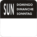 thumbnail of Vogue weekset verwijderbare dagstickers (7000 stuks)