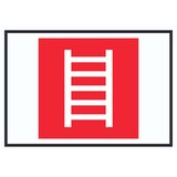 thumbnail of Leiter Symbol Schild A0 Rückseite selbstklebend