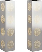 thumbnail of vidaXL Solar LED Weg Licht 2 pcs Edelstahl Edelstahl