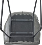thumbnail of Esszimmerstühle 2er-Set aus Kunstleder und Metall in Grau, gepolstert, mit ergonomischer Sitzschale