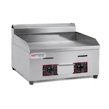 thumbnail of Fry top, Griglia a Gas Professionale da Banco, in Acciaio Inox - Piastra liscia - 55 x 50 x 40h cm
