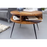 thumbnail of FineBuy Couchtisch Massivholz 60 cm Wohnzimmertisch Sofatisch Rund Tisch Ablage