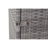 thumbnail of Mülltonnenverkleidung | HxBxT 110x65x66 cm | Poly-Rattan 120l | Grau | Mülltonnenbox Mülltonnenabdeckung
