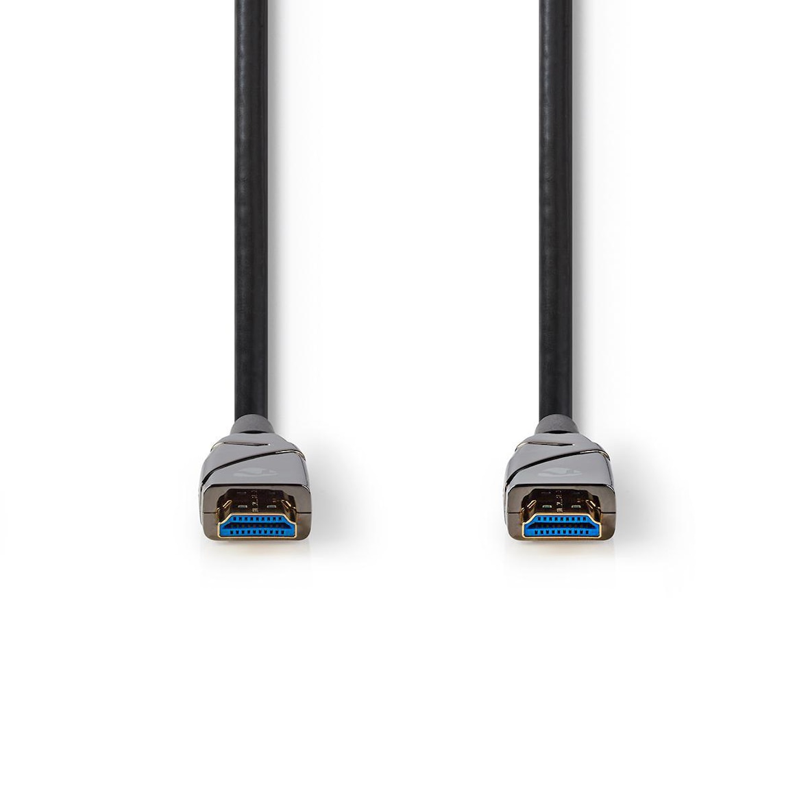 Active Optical High Speed HDMI Cable with Ethernet - HDMI Connector - HDMI Connector - 4K@60Hz - 18 Gbps - 100.0 m - Round - PVC - Black - Gift Box