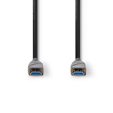 thumbnail of Active Optical High Speed HDMI Cable with Ethernet - HDMI Connector - HDMI Connector - 4K@60Hz - 18 Gbps - 100.0 m - Round - PVC - Black - Gift Box