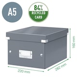 thumbnail of Caja de archivo universal Click & Store Pequeña (216x160x282 mm), negro