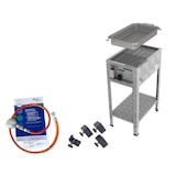 thumbnail of ChattenGlut Gasbräter 1-flammig 3,6kW Standgerät Rost und Stahlpfanne mit DGUV