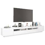 thumbnail of Mueble para TV con luces LED blanco 260x35x40 cm